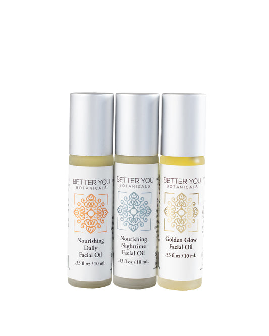 Three Travel-Size Facial Oils Set