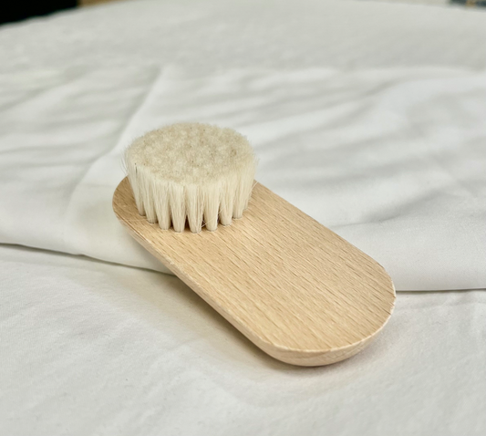 Facial cleansing-lymphatic massage brush